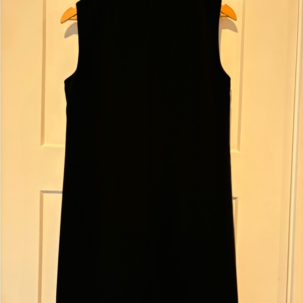 Alex Marie Mary sleeveless mock neck shift dress, black, sz 6 - Picture 3 of 6